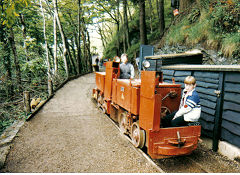 Morwellham Quay mine locos, August 1986
