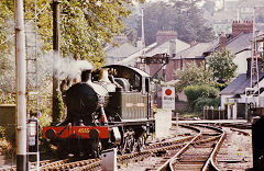 
GWR '4555' at Paignton Station, 1989
