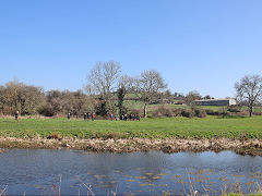 The Paulton terminus basin of the Somerset Coal Canal, March 2022