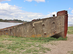The ships graveyard at Purton, April 2018