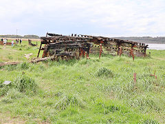 The ships graveyard at Purton, April 2018