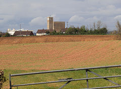 The WW2 flour mill at Sharpness Docks, April 2025