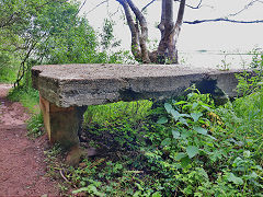 
One of Slapton Sands pillboxes, June 2022