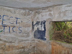 
One of Slapton Sands pillboxes, June 2022