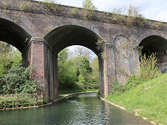 The Capels Mill Viaduct diversion, Stroud, April 2024