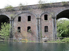 The Capels Mill Viaduct diversion, Stroud, April 2024