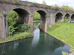 The Capels Mill Viaduct diversion, Stroud, April 2024