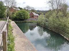 The Capels Mill Viaduct diversion, Stroud, April 2024