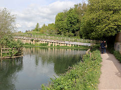 The Capels Mill Viaduct diversion, Stroud, April 2024