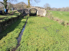 Timsbury dry dock on the Somerset Coal Canal, March 2022