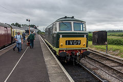 
D7017 at Bishops Lydiard, West Somerset Railway , June 2017