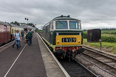 D7017 at Bishops Lydiard, West Somerset Railway , June 2017