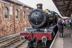 
4936 'Kinlet Hall' at Minehead, West Somerset Railway, June 2015