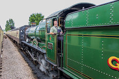 
6960 'Raveningham Hall' at Williton, West Somerset Railway, June 2015