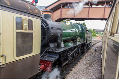 6960 'Raveningham Hall' at Williton, West Somerset Railway, June 2015