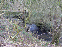 
Upper Forge dam at Norchard, March 2005