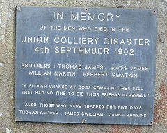 Union Colliery memorial, Bixslade, c2012, © Photo courtesy of Steve Davies