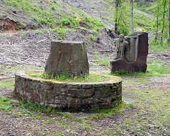 
Union Colliery memorial, Bixslade, c2012, © Photo courtesy of Steve Davies