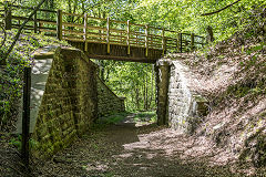 
Brierley Northern bridge over the S&W Tramroad, May 2019