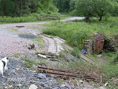 
Hopewell Colliery, the emergency exit from the working mine, May 2007