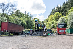 
Hopewell Colliery, the screens and bins, May 2017