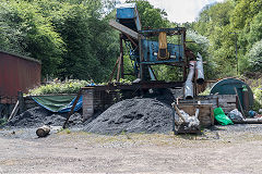 Hopewell Colliery, the screens and bins, May 2017