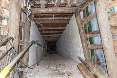 
Hopewell Colliery, looking down the entrance adit, May 2017