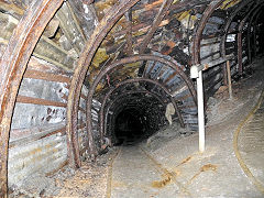 Hopewell Colliery, the foot of the entrance adit, © Photo courtesy of Steve Davies
