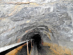 
Hopewell Colliery, the roadway out, © Photo courtesy of Steve Davies