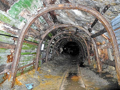 Hopewell Colliery, the roadway junction, © Photo courtesy of Steve Davies