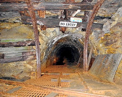 
Hopewell Colliery, the roadway junction, © Photo courtesy of Steve Davies