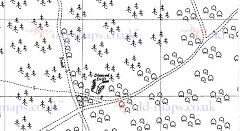 
Map of the level at SO 6011 1311, 1960, ©Crown Copyright reserved