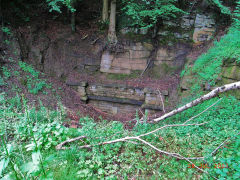 
The buried North portal, Mierystock Tunnel, July 2007