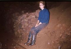 
Old Ham Mine Iron Mine tramway, June 1974