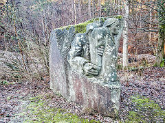 Union Colliery memorial, Bixslade, January 2022