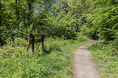 Lydbrook Deep Colliery sidings at Upper Lydbrook, May 2019