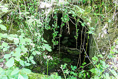 Lydbrook Deep Colliery sidings culvert at Upper Lydbrook, May 2019