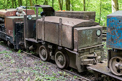 
Lea Bailey Light Railway, Wingrove Rogers battery loco 7888R of 1977, May 2017