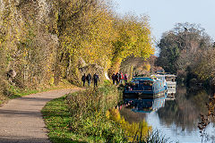 
The Kennet and Avon Canal at Bathampton, Bath, November 2018