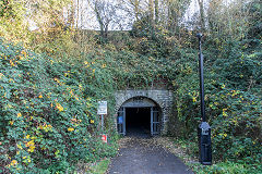 S&D Devonshire Tunnel West portal, Bath, November 2018