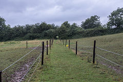 
The dramway to Ram Hill Colliery, between the cricket club and Bitterwell Lake, August 2019