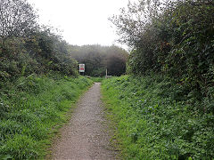 The Basset Tramway near South Wheal Francis, September 2023