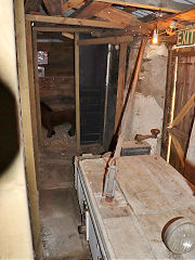 Moseley Heritage Museum OHE loco in 'mine' exhibition, June 2023