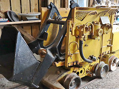 Moseley Heritage Museum overhead shovel, June 2023