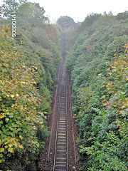 Luxulyan village, Newquay branch, October 2005
