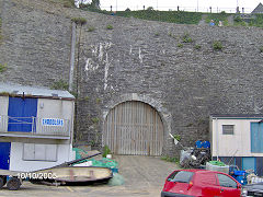 Newquay harbour tunnel, October 2005