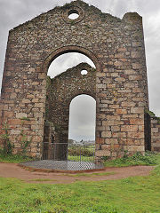 South Wheal Francis pumping house, September 2023