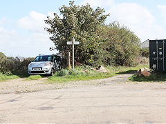 The R &CR on the left and TheTresavean Line on the right, September 2023