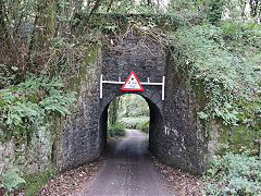 Rough Street Bridge under the Tresavean Line, September 2023