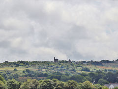 Wheal Uny on the skyline, June 2023